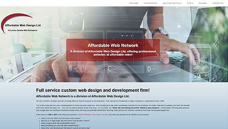 Affordable Web Network is affiliated with Affordable Web Design Ltd, helping customers be found through internet searches for almost 30 years.